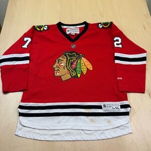 Chicago Blackhawks #72 Artemi Panarin Hockey Jersey Youth SZ:‎ L / XL Red - Used